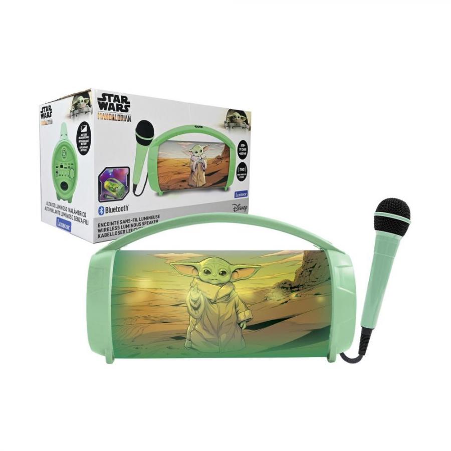 Lexibook Disney: Star Wars The Mandalorian - Wireless Speaker with Microphone (25.BTP585SWZ)