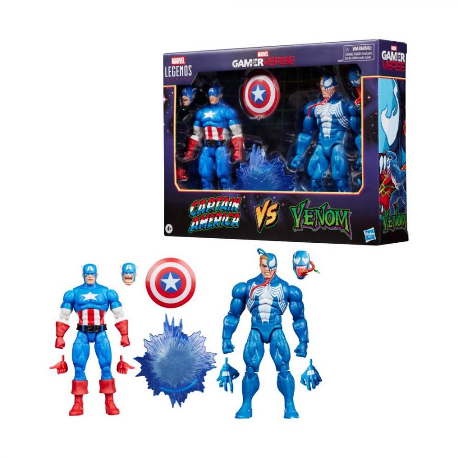Hasbro Marvel: Venom vs Captain America - Gamer Verse 2-Pack (G0622)