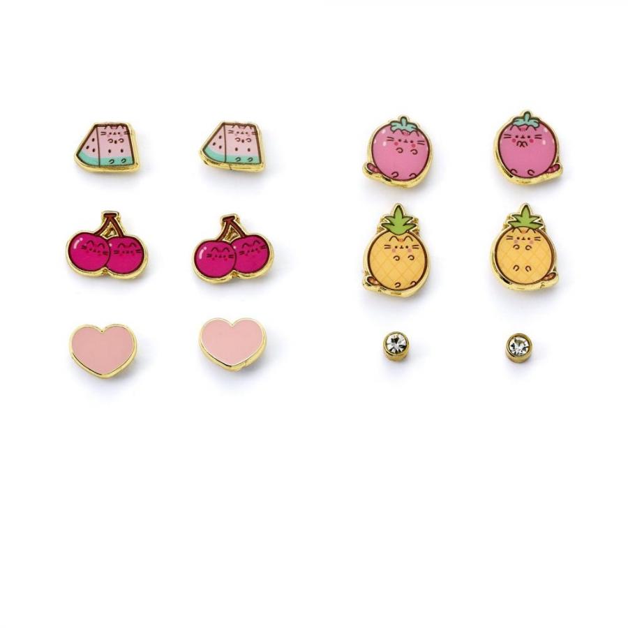 Carat Shop Pusheen - The Cat Fruits Themed Stud Earring Set (PTCES117)