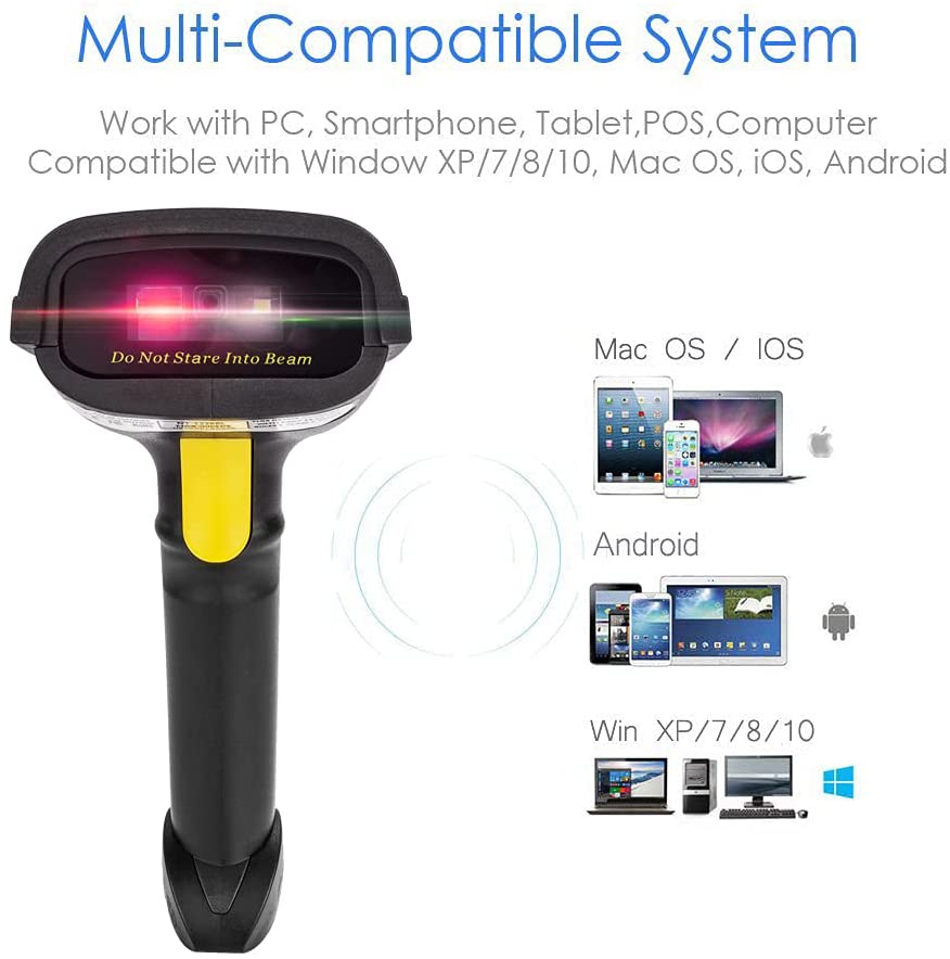 NETUM 3 IN 1 2D BLUETOOTH WIRELESS BARCODE READER