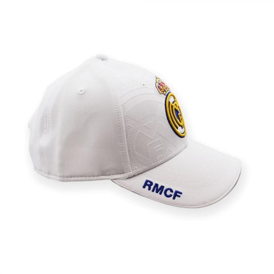 Real Madrid CF Official Cap – White Classic Cap – Size U (RM3GO3)
