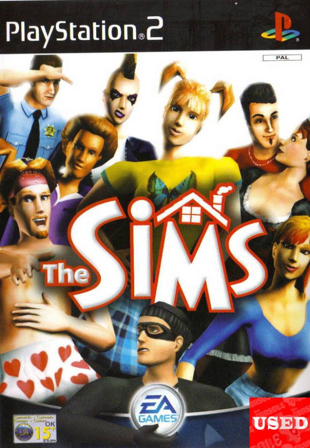 The Sims PS2 USED (English Game / Dutch Cover)