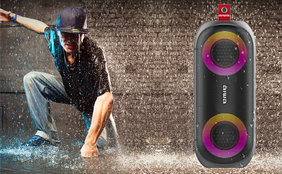 AIWA BLUETOOTH TWS RGB PORTABLE STEREO SPEAKER RMS 20W