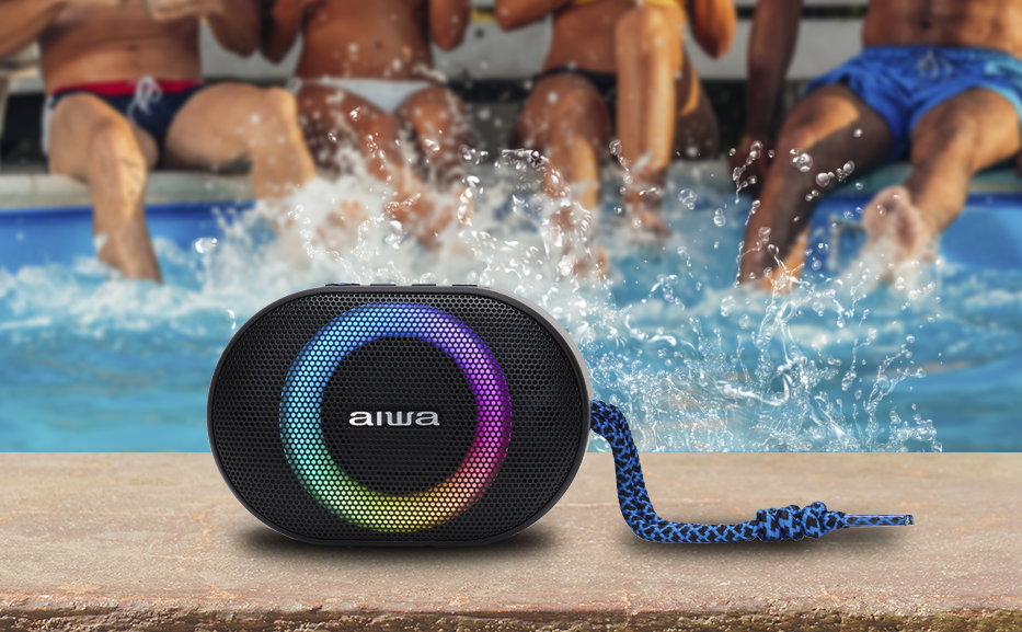 AIWA BLUETOOTH SPEAKER WITH RGB MULTI LIGHTING RMS 10W BLUE