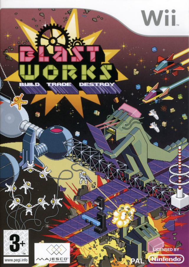 Blast Works: Build Trade Destroy Wii NEW (German Box / English Game)