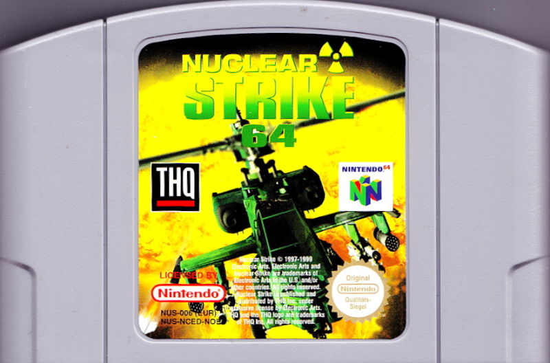 Nuclear Strike 64 N64 UNBOXED