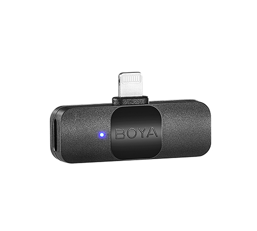 BOYA BY-V1 Wireless Lavalier Microphone for iPhone iPad Mini Lapel Lightning connection