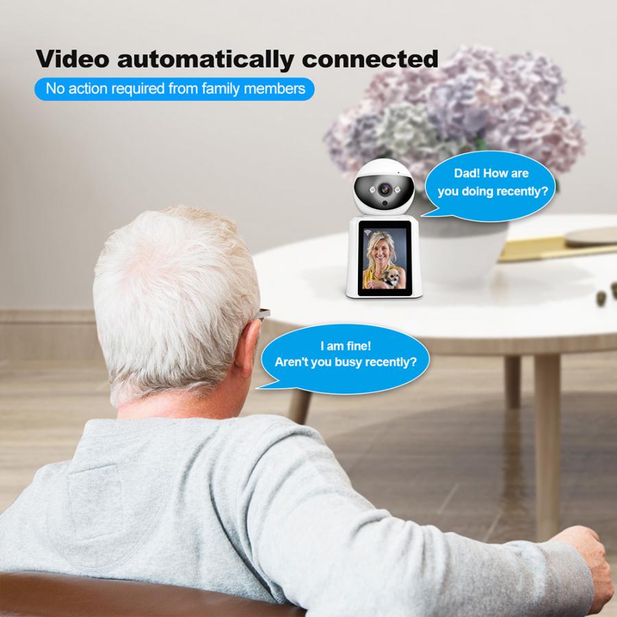 SRIHOME VIDEO CALLING SMART CAMERA 4MP WITH 2.8' DISPLAY SCREEN