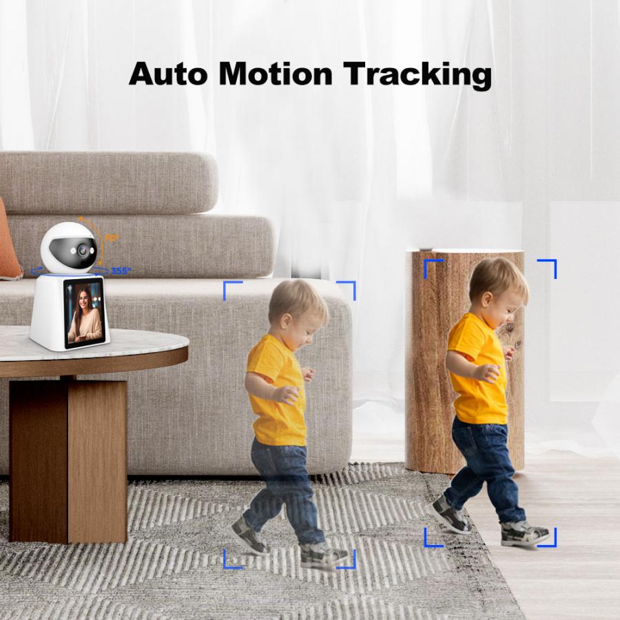 SRIHOME VIDEO CALLING SMART CAMERA 4MP WITH 2.8' DISPLAY SCREEN
