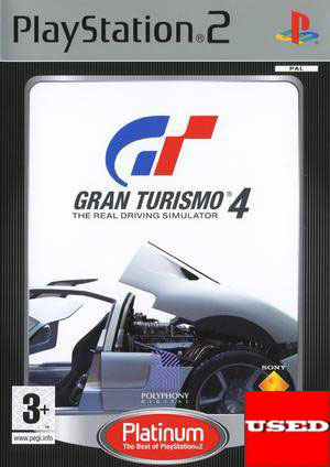 Gran Turismo 4 (Platinum) PS2 USED (No Manual)