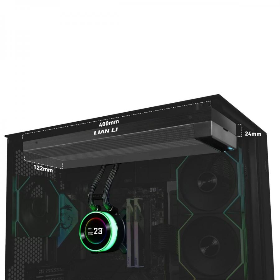 Lian Li HydroShift ΙΙ LCD 360 No Fans Black - AIO CPU Liquid Cooler