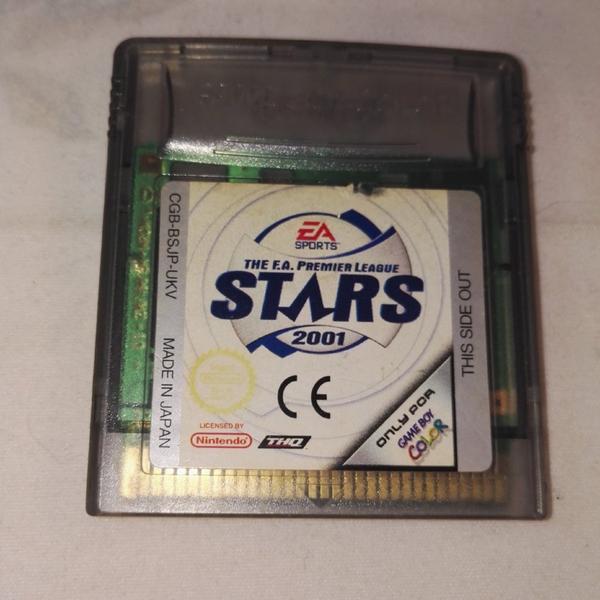 The F.A. Premier League Stars GameBoy Color UNBOXED (Worrn Sticker)
