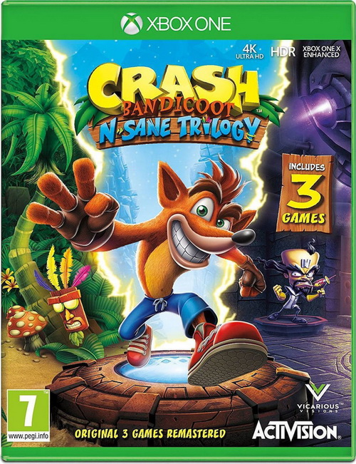 Crash Bandicoot N-Sane Trilogy XONE NEW