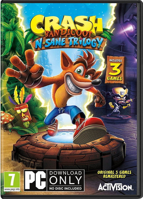 Crash Bandicoot N-Sane Trilogy PC NEW