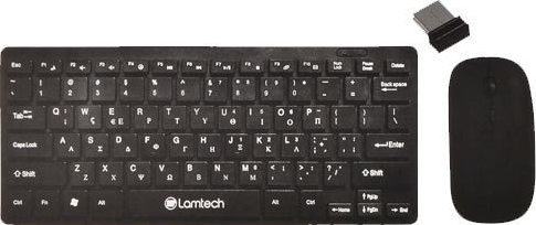 Lamtech Mini Wireless 2.4G Keyboard and Mouse GR Layout (LAM020854)