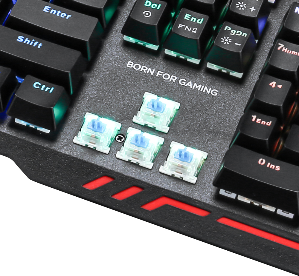 Xtrike Me GK907 Gaming Πληκτρολόγιο RGB Black
