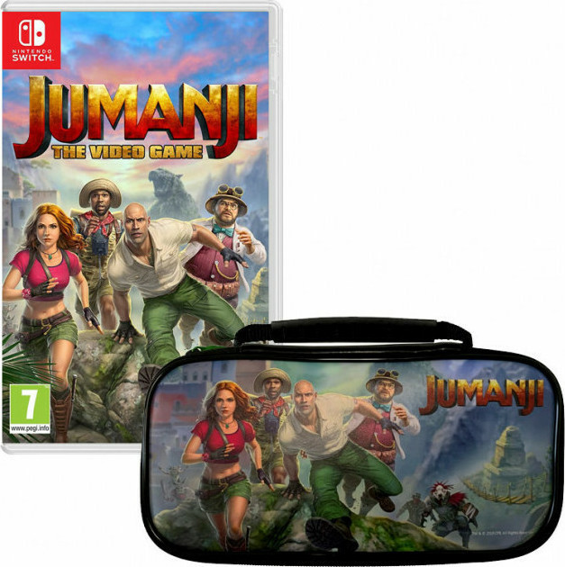 Jumanji The Video Game Game + Case Bundle Switch NSW NEW