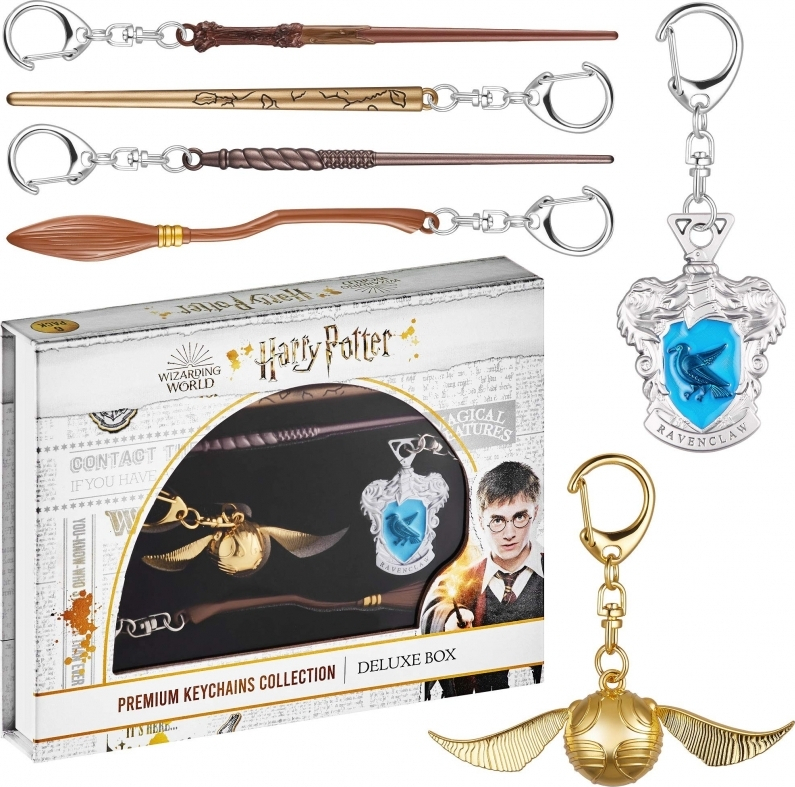 P.M.I. Harry Potter Premium Keychains Collection- 3 Pack Deluxe Box (Random) (HP8350)
