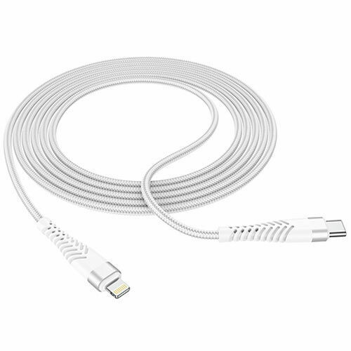 Lamtech Unbreakable Charging Cable Type C to Lightning C (White) (2m) LAM023640
