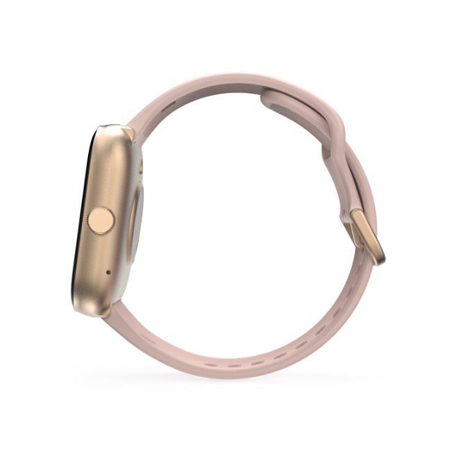Hama 5000 Smartwatch 47mm με Παλμογράφο Rose Gold