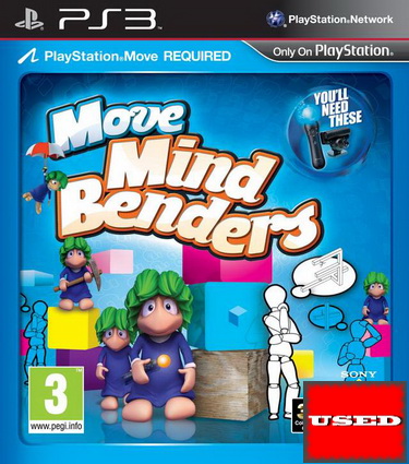 Move Mind Benders PS3 USED (No Manual)