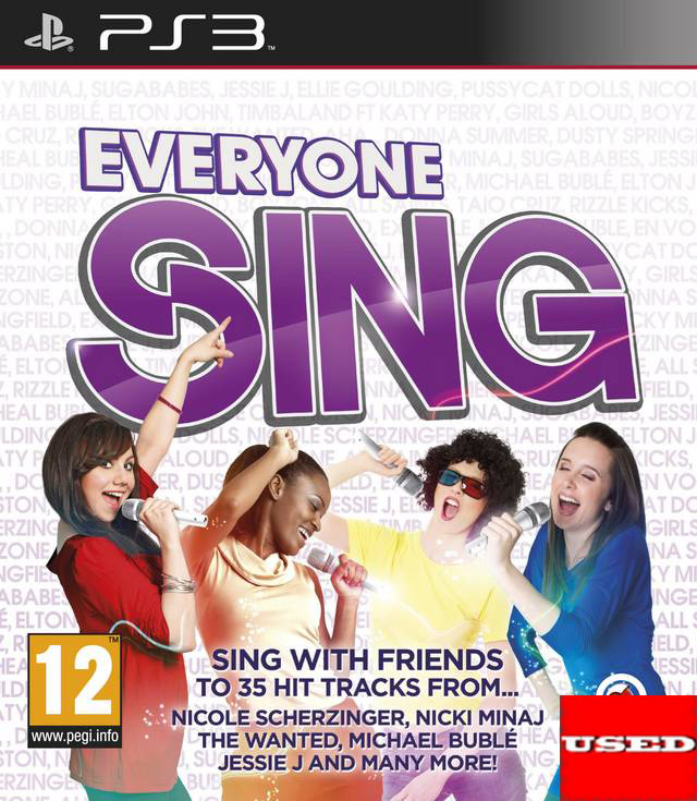 Everyone Sing PS3 USED (Move Required)