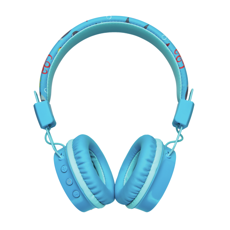 Trust Comi Bluetooth Wireless Kids Headphones Blue (23607)