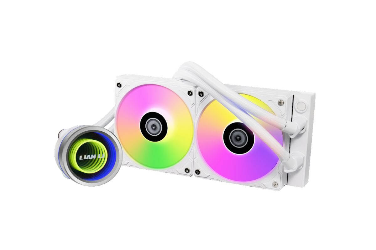 Lian Li Galahad II Trinity 240 White - AIO GPU Liquid Cooler  with ARGB Fans