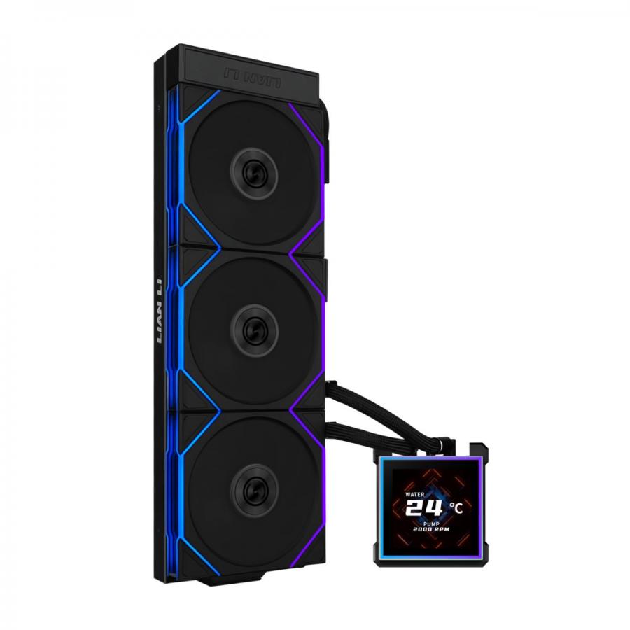 Lian Li Hydroshift II LCD-S 360TL Black - RGB AIO CPU Cooler - 3.4