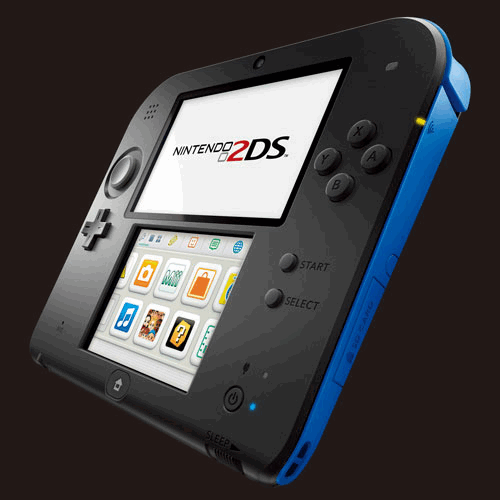 Nintendo 2DS Black & Blue USED (Unboxed) (Slightly Scratched)