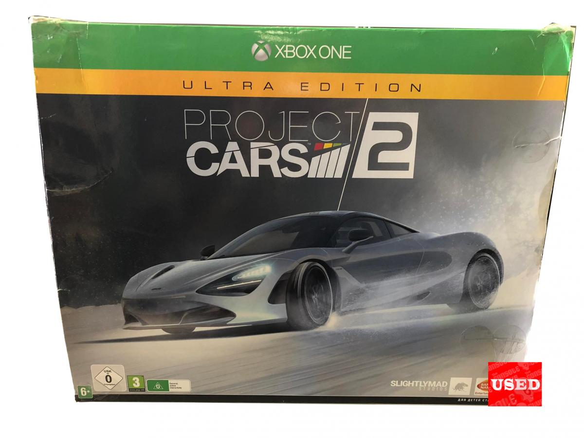 Project Cars 2 Ultra Edition XONE USED (Like NEW) (Minor Tears on the Outer Sleeve / Online Codes NOT Included)