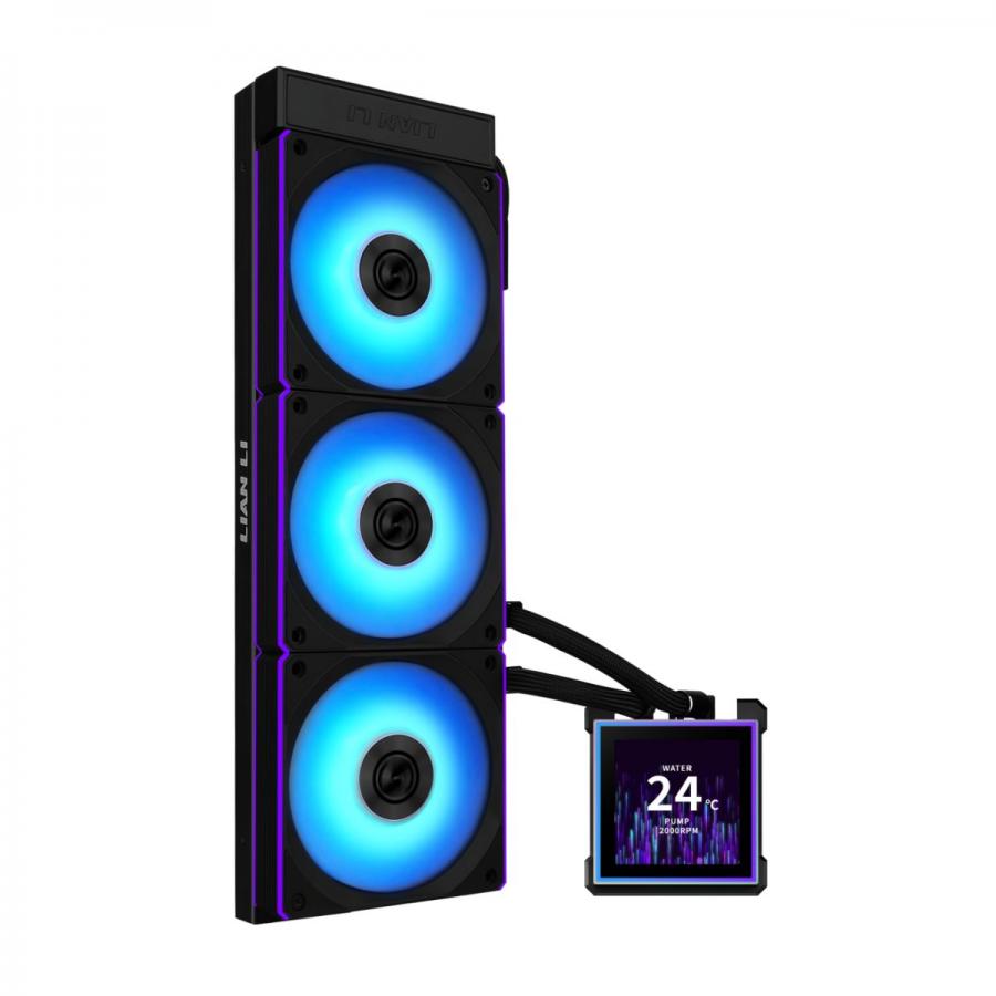 Lian Li Hydroshift II LCD-S 360CL Black - RGB AIO CPU Cooler - 3.4