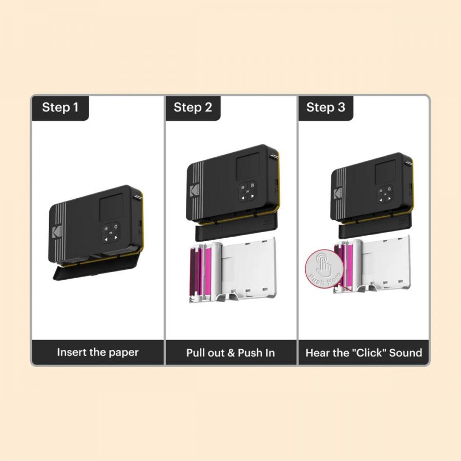 Kodak 30 Photo Cartridge for Mini Shot Combo Printers and Cameras C210/C210R (5.3 x 8.6 cm)
