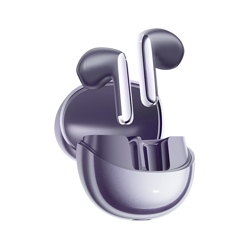 QCY AilyBuds Pro Semi-Ear ANC TWS Purple 6 mic & A.I. Noise Cancel. LDAC Audio Ultra HD Multi-point