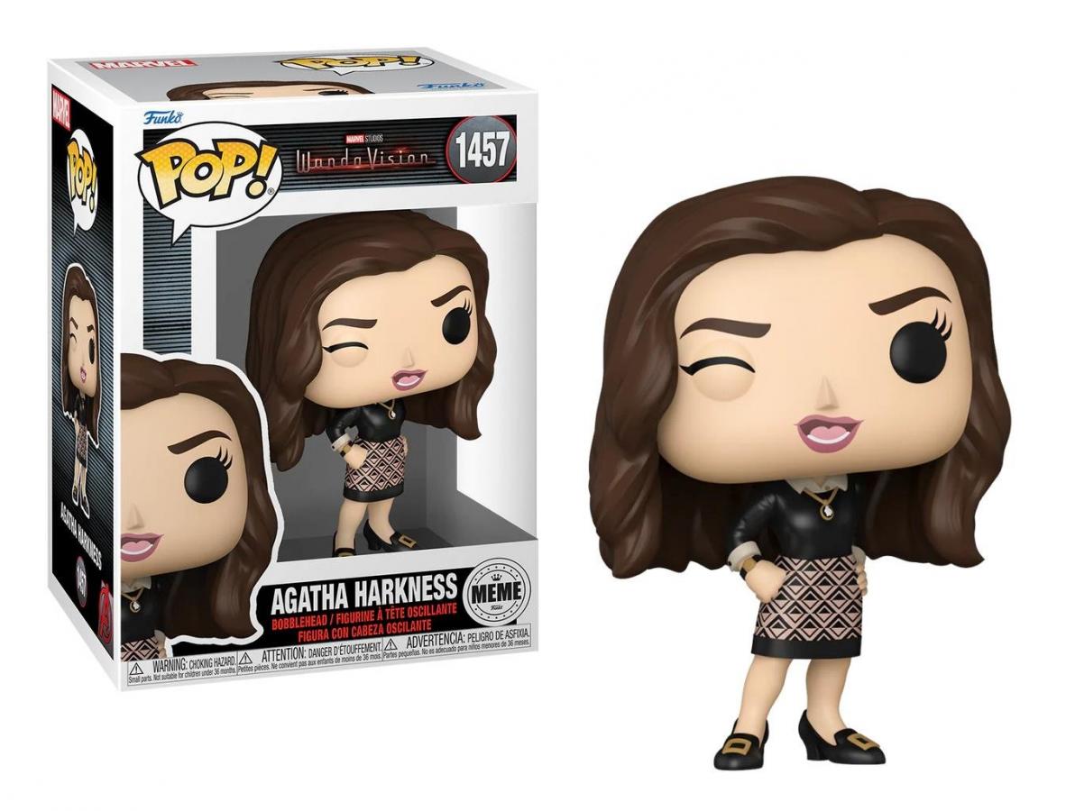Funko Pop! Marvel: WandaVision - Agatha Harkness​ (Meme) #1457 Bobble-Head Vinyl Figure