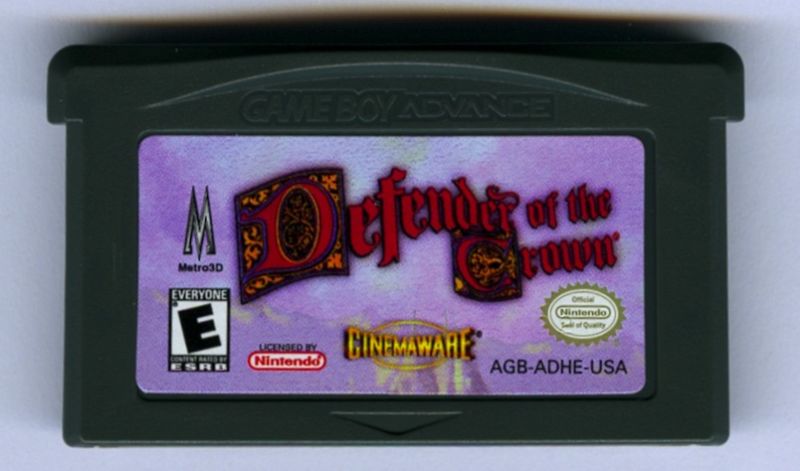 Defender Of The Crown GameBoy Advance UNBOXED (NTSC)