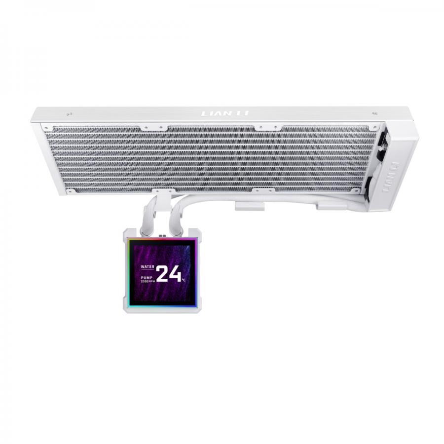 Lian Li Hydroshift II LCD-S 360N White - Fanless AIO CPU Cooler - 3.4