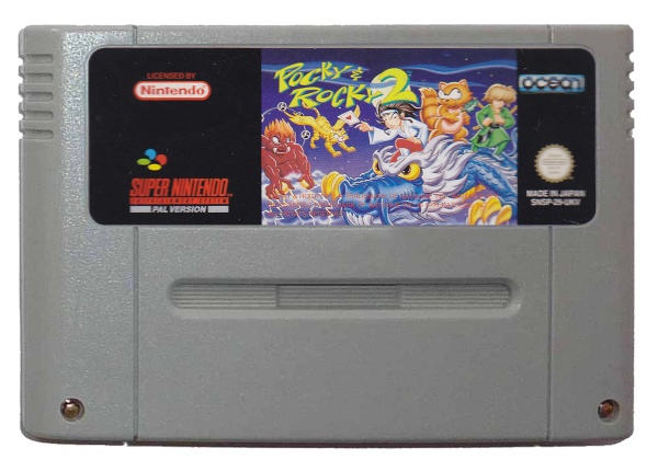 Pocky n Rocky 2 SNES UNBOXED