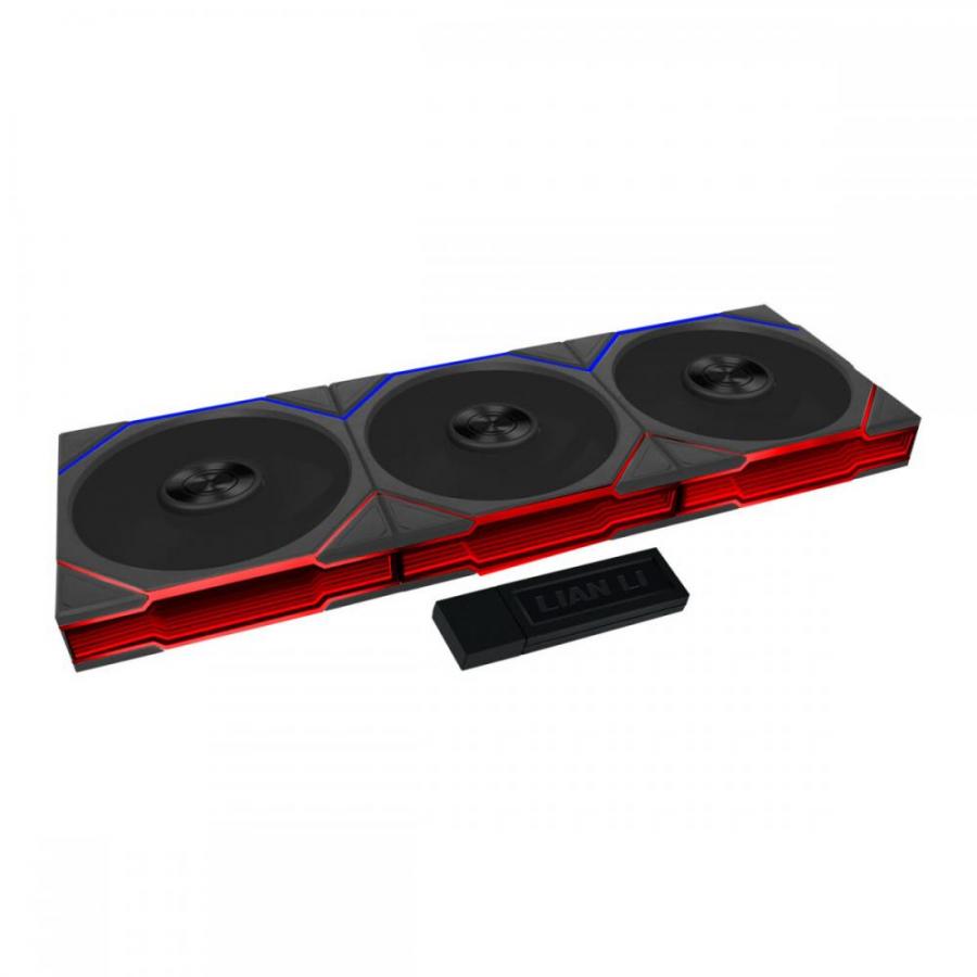 LIAN LI UNI FAN TL FLEX Reversal White Wireless 120  (3pcs & controller) Case Fan