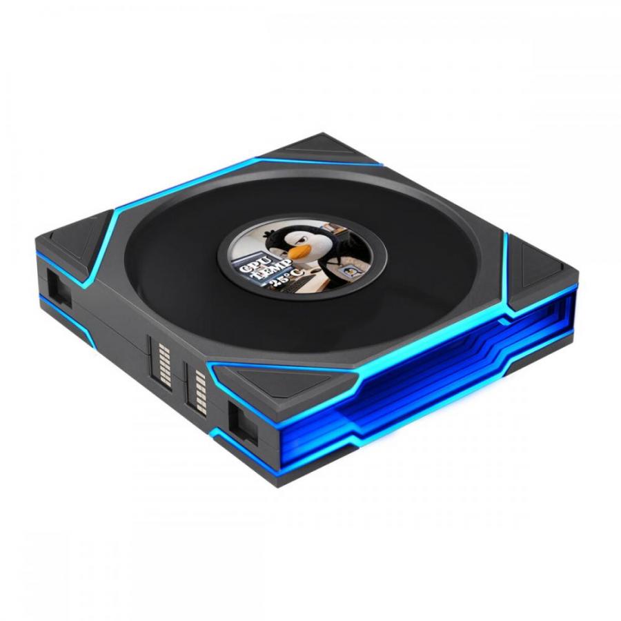 LIAN LI UNI FAN TL FLEX Reversal Black Wireless 120 (1pc) Case Fan - No Controller Included
