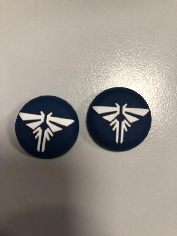 Thumb Grips Last of Us Firefly  For PS4/PS5/XONE/XBSX/PS3/X360 2pcs Bulk NEW (Blue)