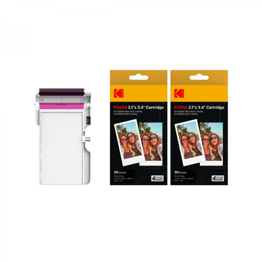 Kodak 30 Photo Cartridge for Mini Shot Combo Printers and Cameras C210/C210R (5.3 x 8.6 cm)