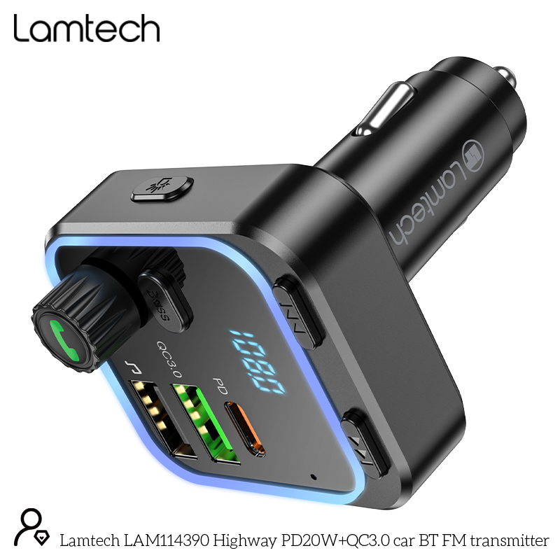 LAMTECH FAST CHARGER TYPE-C PD25W WHITE