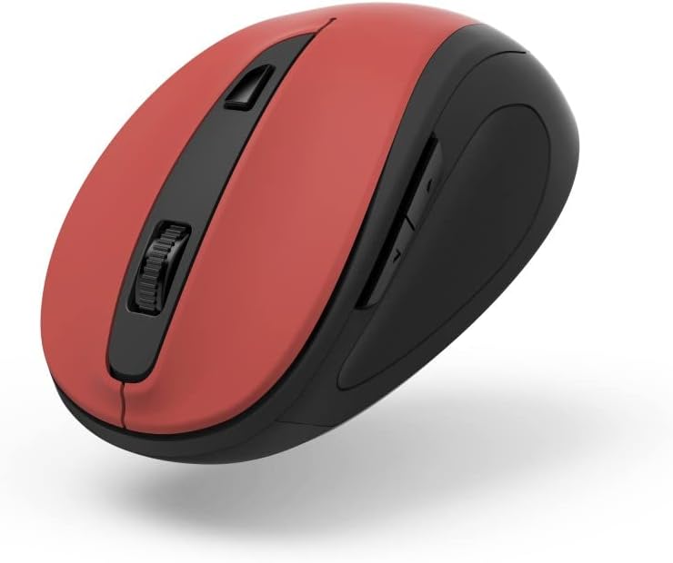 Hama 6-Button Optical Wireless Ergonomic Mouse , USB Receiver MW-400 V2
