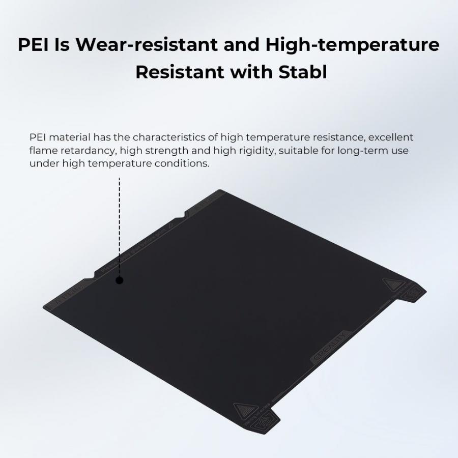 Creality K1 Max Smooth PEI Build Plate 315x310mm - K1 Max / Ender-3 V3 Plus - no magnetic sticker