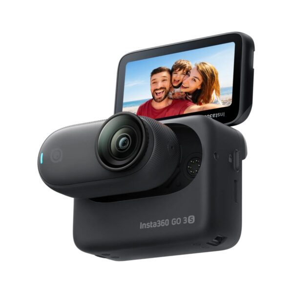 Insta360 GO 3S Motorcycle In-Helmet POV Bundle - 128GB Midnight Black