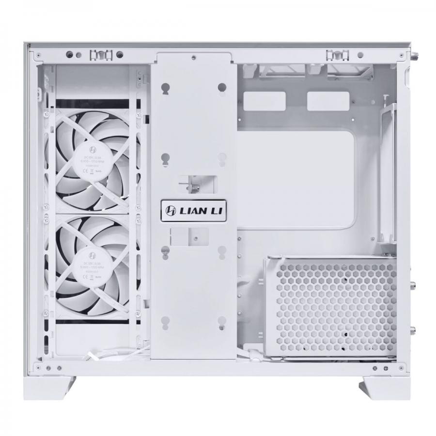 Lian Li O11D Mini V2 FLOW WHITE - ATX PC GAMING CASE - 5x FANS - IMPROVED AIRFLOW - GPU SUPPORT BRAC