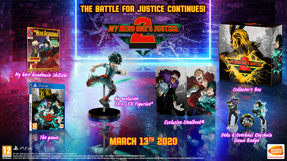 My Hero One's Justice 2 Collector's Edition PS4 NEW