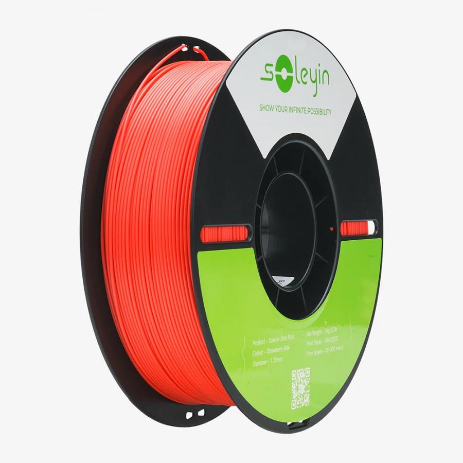 Creality Soleyin UltraPLA Strawberry Milk 3D Printer Filament  1 kg Spool,1.75 mm
