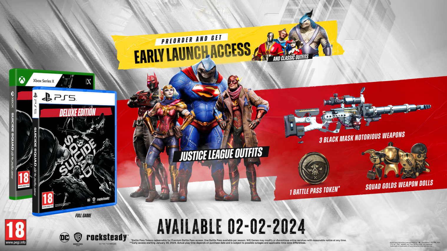 Suicide Squad Kill The Justice League Deluxe Edition  PS5 NEW 